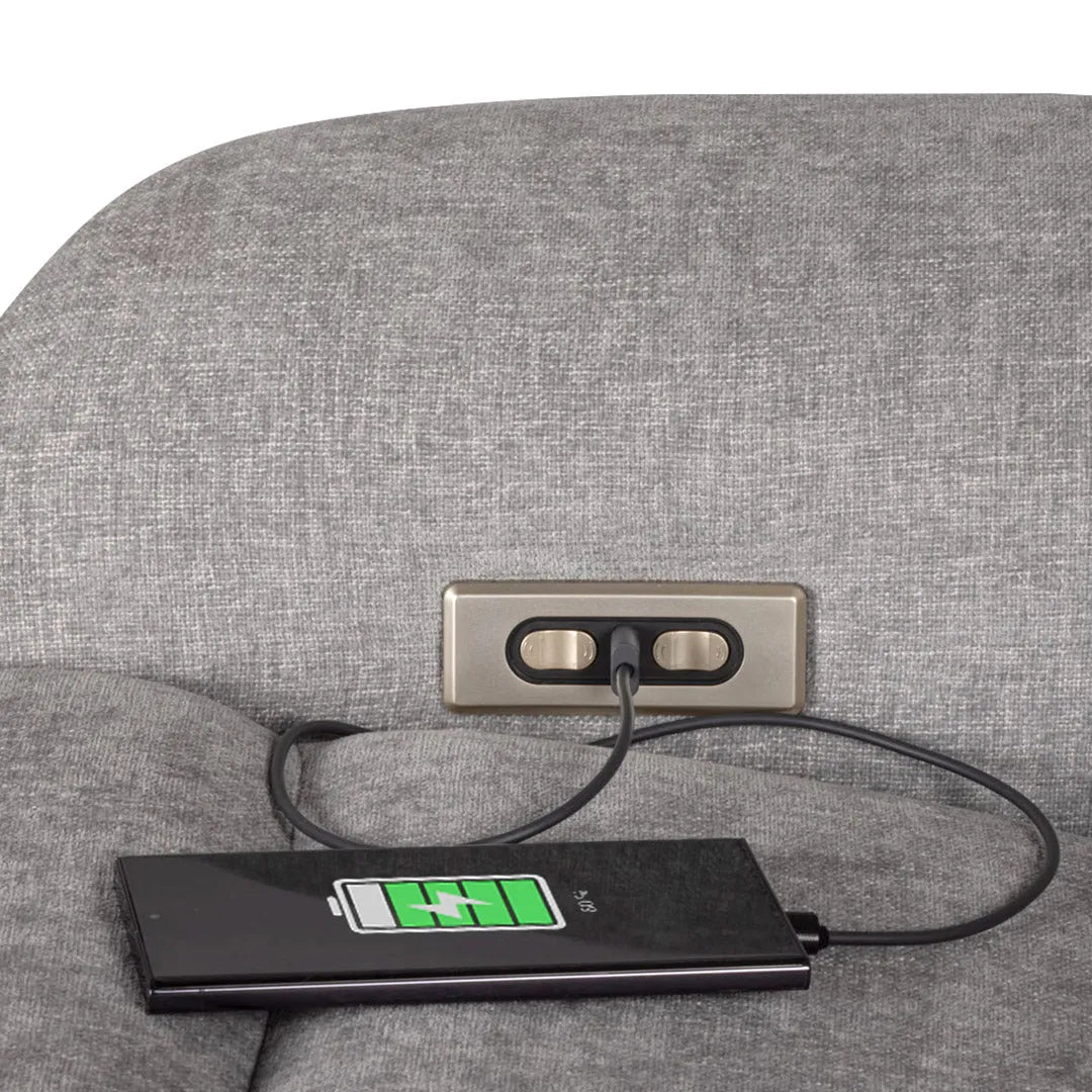 USB charging port on a Movinglife EZY COMFORT reclining lift chair