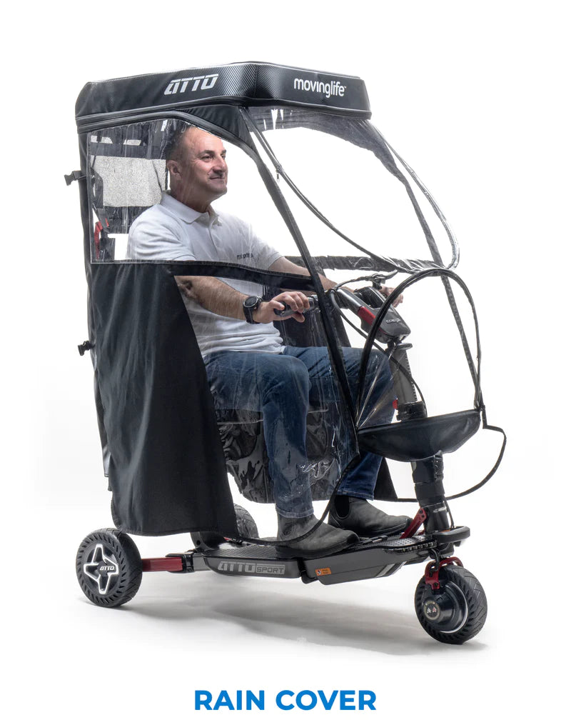 כיסוי קלנועית לגשם שמש ורוח - קנופי