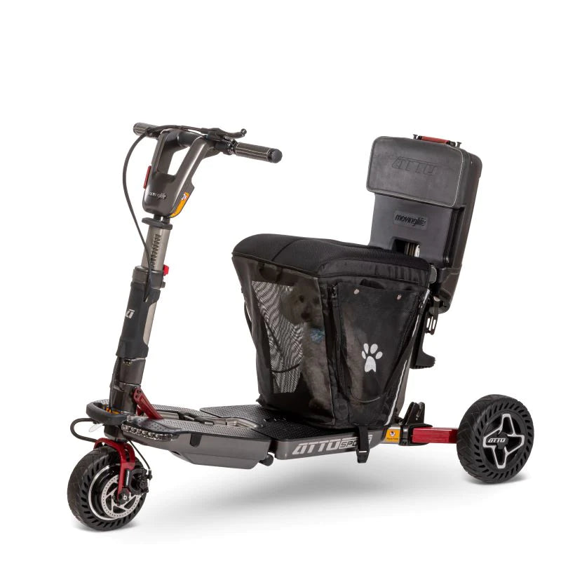 מנשא לחיות מחמד + כרית מושב שחורה